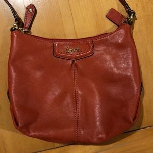 Coach! Leather Small Bag!